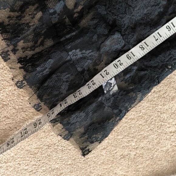 Onetheland Y2K Whismigoth Renaissance Victorian Dark Fairy Lace Mesh Witch Top S - Picture 6 of 8